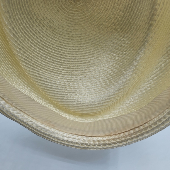 Vintage Pillbox Hat with Netting and Rhinestones - Picture 15 of 16